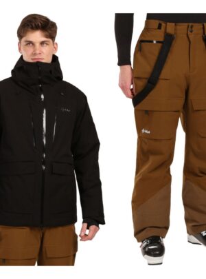 Kilpi Teen Skisæt, herre, sort/brun