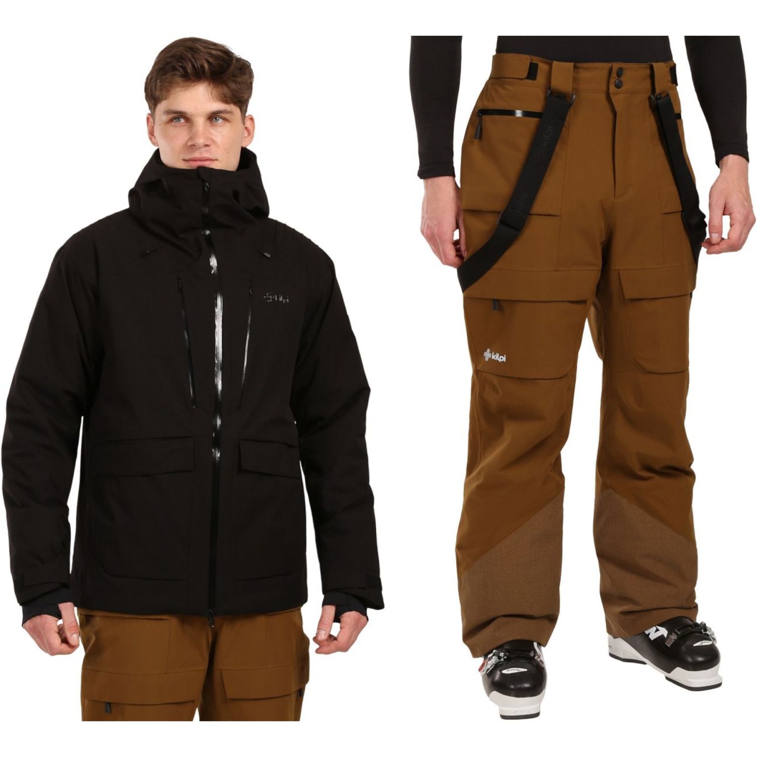 Kilpi Teen Skisæt, herre, sort/brun Kilpi Teen Skisæt, herre, sort/brun