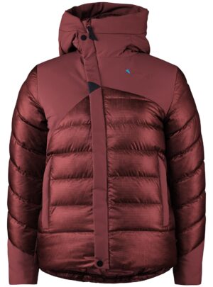 Klättermusen Rå Hood Jacket Dame S Rød Dunjakker