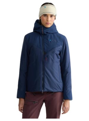 Klättermusen Urd Hood Jacket Dame S Blå Fiberjakker