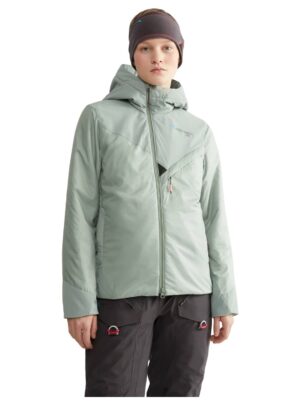 Klättermusen Urd Hood Jacket Dame S Grøn Fiberjakker