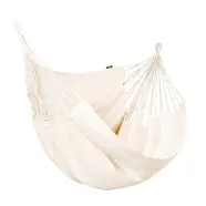 LA SIESTA Cumbia Organic Hængestol King Size i økologisk bomuld - Latte - Hængekøje