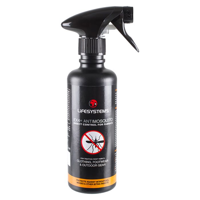 Lifesystems EX4 Antimosquito spray til tekstil, 350ml Lifesystems EX4 Antimosquito spray til tekstil, 350ml
