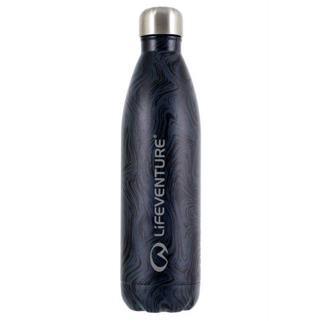 Lifeventure Insulated bottle / termoflaske, 0,75 L-black Lifeventure Insulated bottle / termoflaske, 0,75 L-black