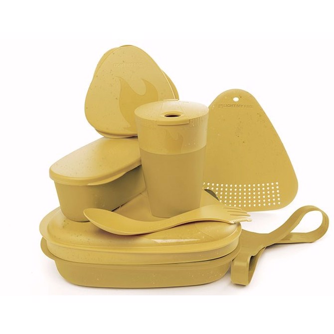 Light My Fire MealKit BIO / spisesæt-musty yellow Light My Fire MealKit BIO / spisesæt-musty yellow