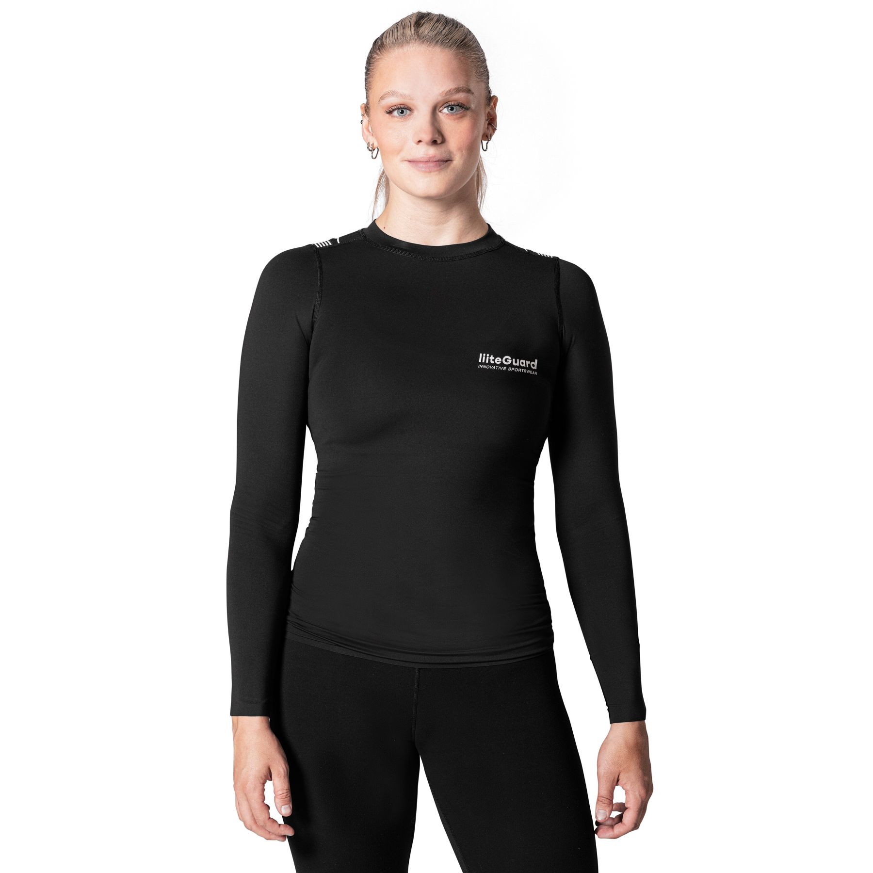 Liiteguard Spine-Tech Baselayer LS, dame, sort Liiteguard Spine-Tech Baselayer LS, dame, sort