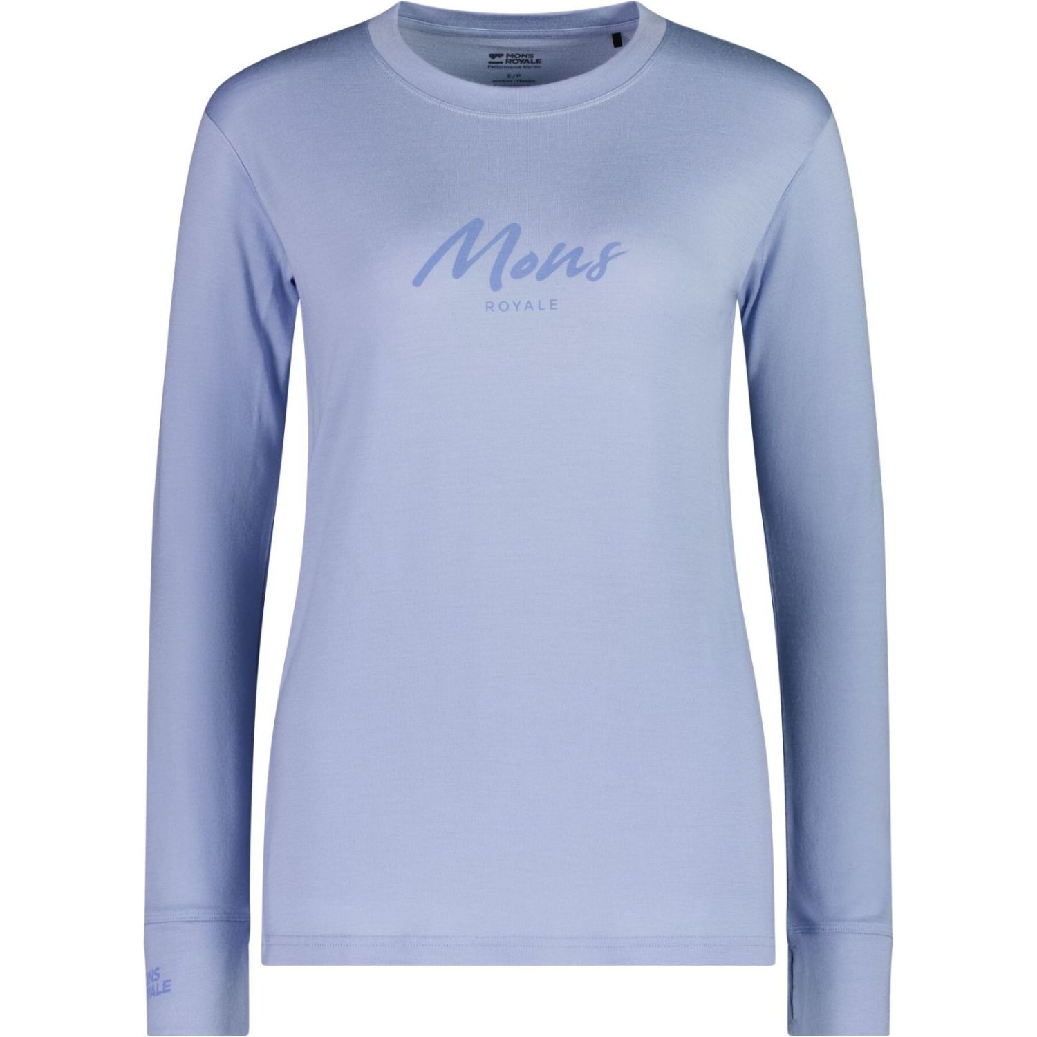 Mons Royale Yotei Merino Classic Long Sleeve, skiundertrøje, dame, blå Mons Royale Yotei Merino Classic Long Sleeve, skiundertrøje, dame, blå