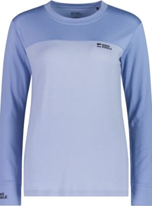 Mons Royale Yotei Merino Long Sleeve, skiundertrøje, dame, blå