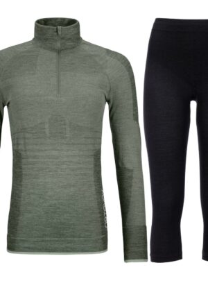 Ortovox 230 Competition 1/2 zip / 3/4 pant, sæt, dame, grå/sort
