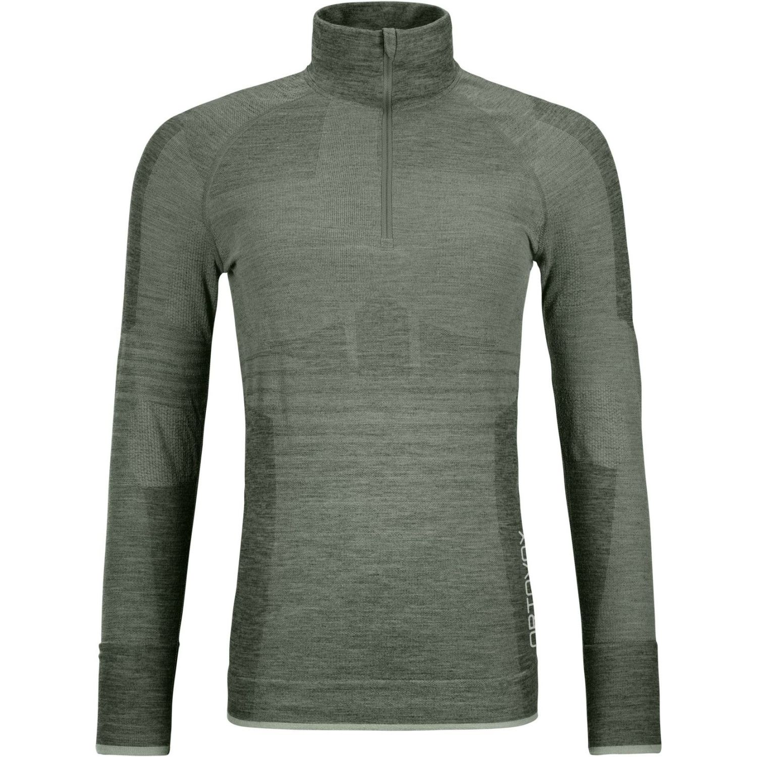 Ortovox 230 Competition Zip Neck, dame, grå Ortovox 230 Competition Zip Neck, dame, grå