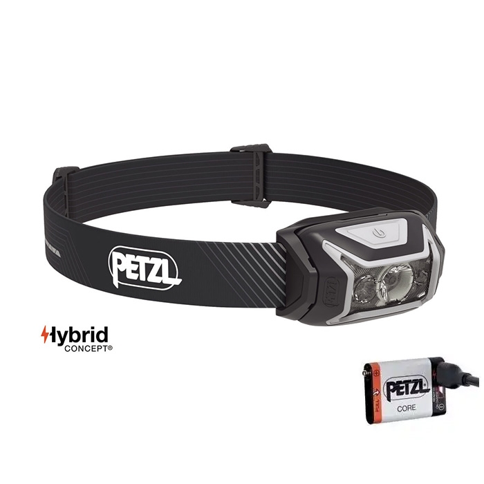 Petzl Actik Core pandelampe 600 lm, grey/black Petzl Actik Core pandelampe 600 lm, grey/black