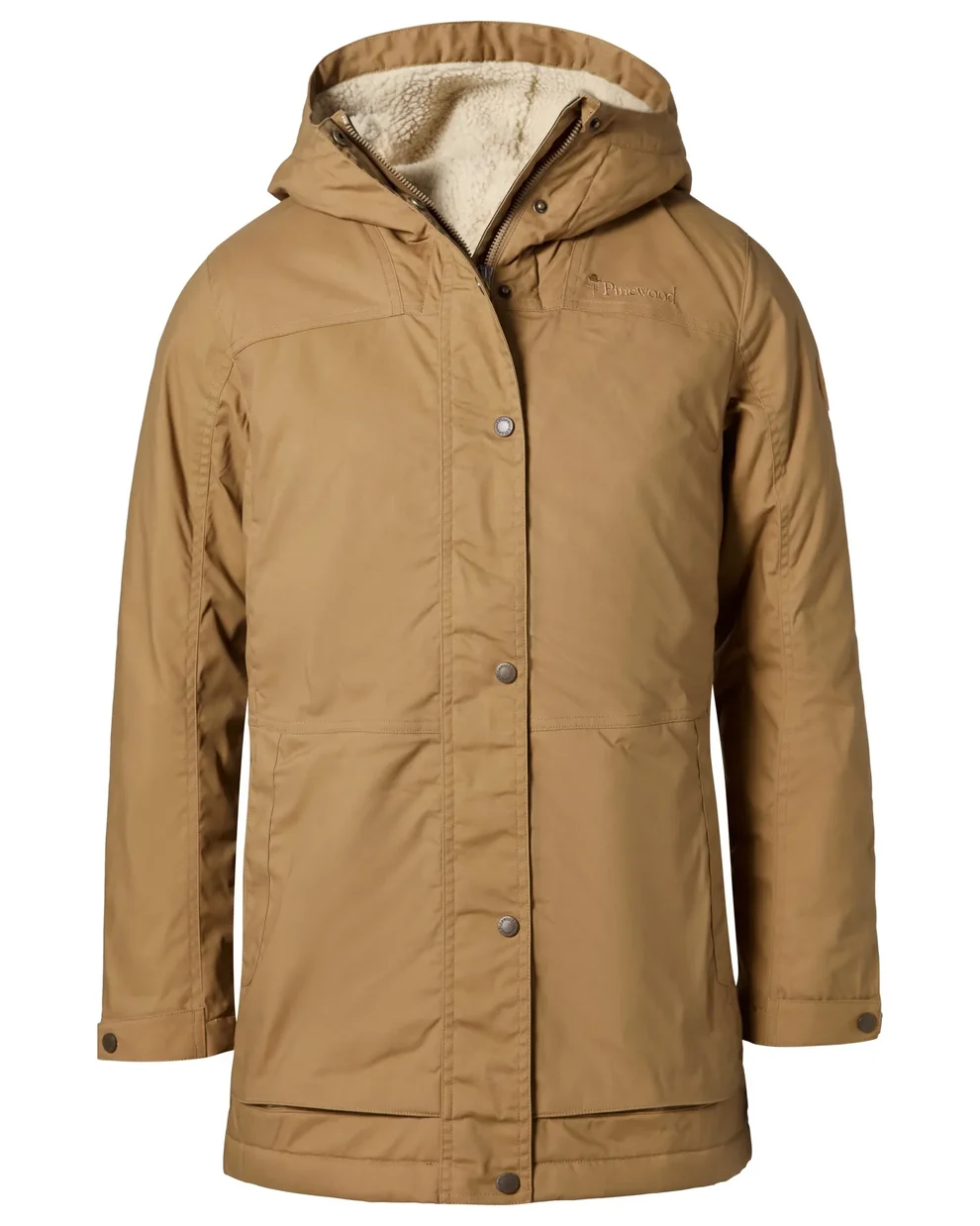 Pinewood Finnveden Vinter Jakke Dame Dark Sandstone L Pinewood Finnveden Vinter Jakke Dame Dark Sandstone L