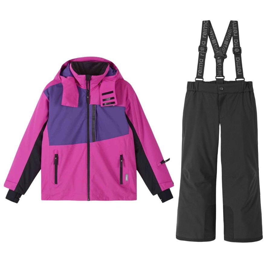 Reima Jatuni Skisæt, junior, fucshia/black Reima Jatuni Skisæt, junior, fucshia/black