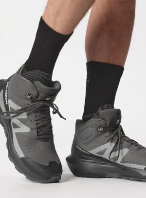 Salomon Elixir Activ Mid GTX Herre / Mænd, magnet/phantom/sharkskin-42 / UK 8 - Vandrestøvler