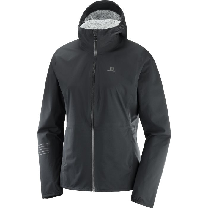 Salomon Lightning WP Jacket Women 10.000mm, black Salomon Lightning WP Jacket Women 10.000mm, black