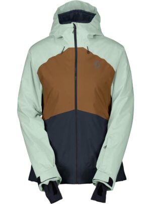 Scott Ultimate Dryo 10, skijakke, dame, lysegrøn/brun