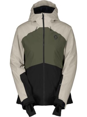 Scott Ultimate Dryo 10, skijakke, dame, mørkegrøn/sort