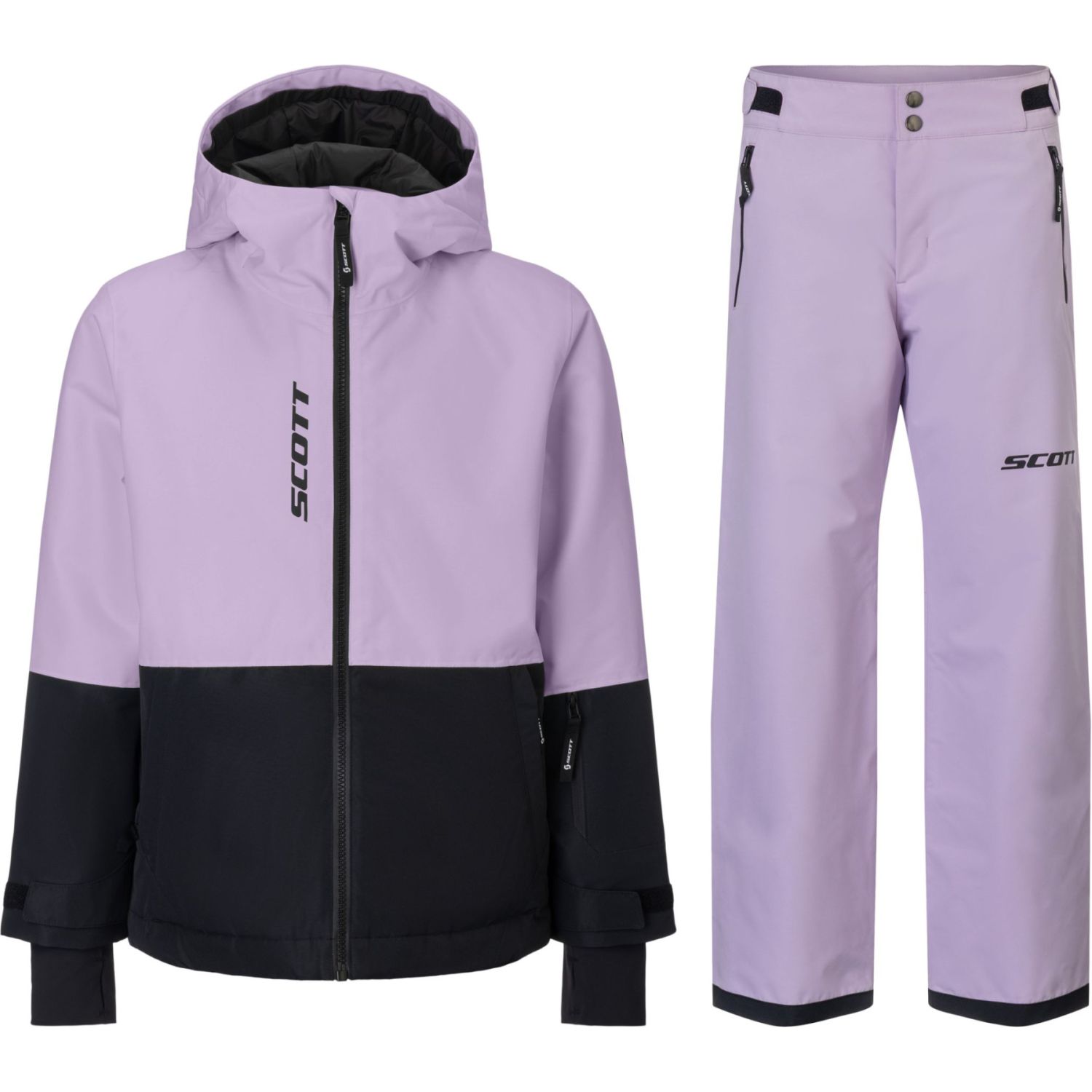 Scott Ultimate Dryo Skisæt, børn, lilla/sort Scott Ultimate Dryo Skisæt, børn, lilla/sort