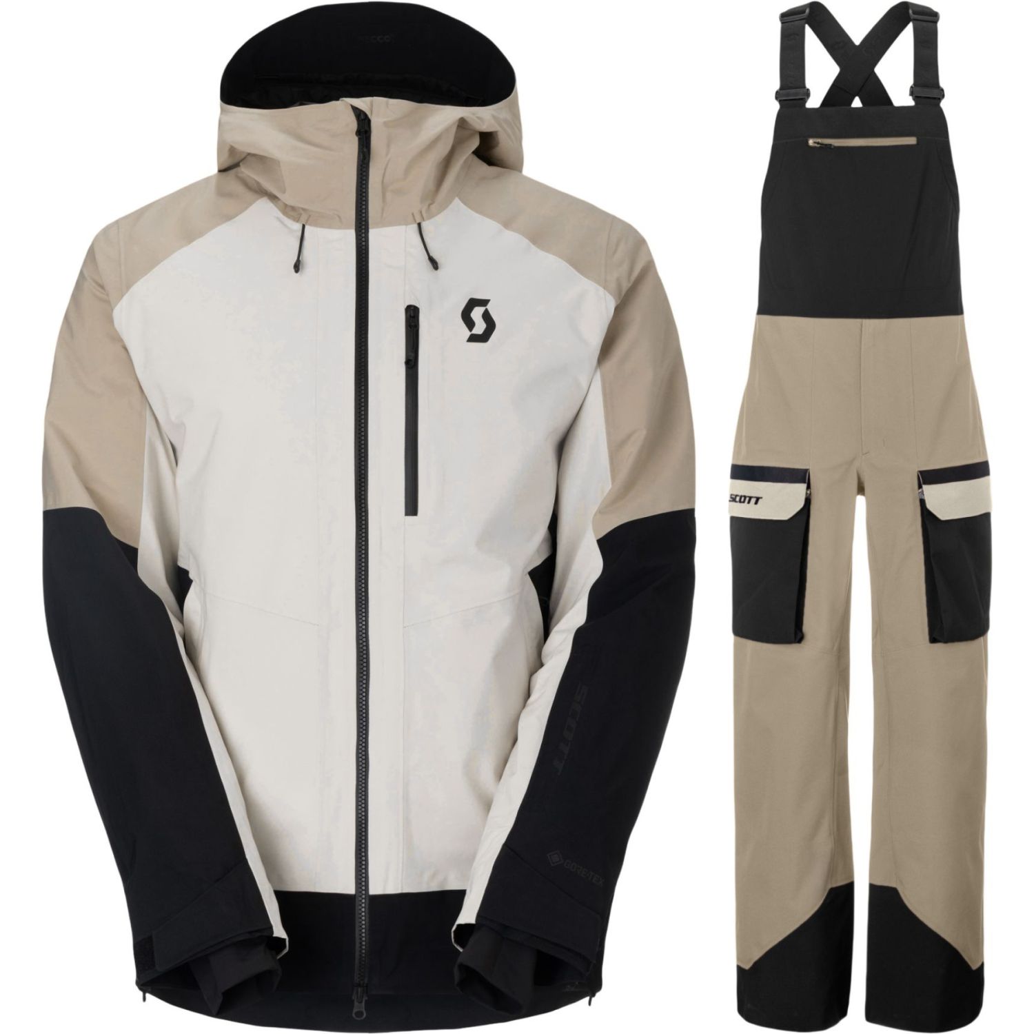 Scott Ultimate GTX Skisæt, herre, beige/sort Scott Ultimate GTX Skisæt, herre, beige/sort