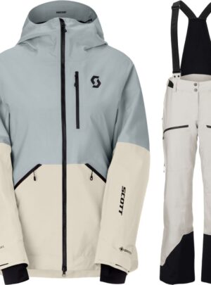 Scott Vertic GTX 2L PL Skisæt, dame, blå/beige