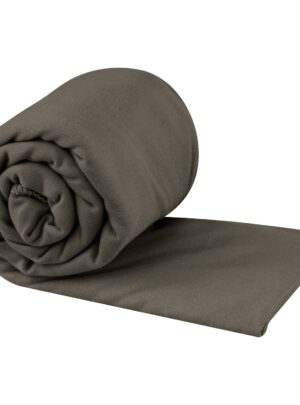 Sea to Summit Pocket Towel L - 60 x 120 cm Grøn/Brun Hurtigtørrende håndklæder