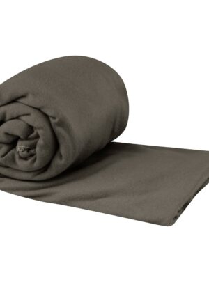 Sea to Summit Pocket Towel M - 50 x 100 cm Grøn/Brun Hurtigtørrende håndklæder