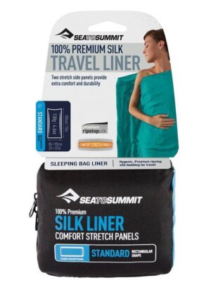 Sea to Summit Silk Stretch Liner standard, navy