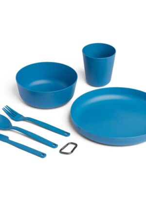 Sea to Summit Summit Camp Dinnerware Set w/ Mesh Sack-cendre blue