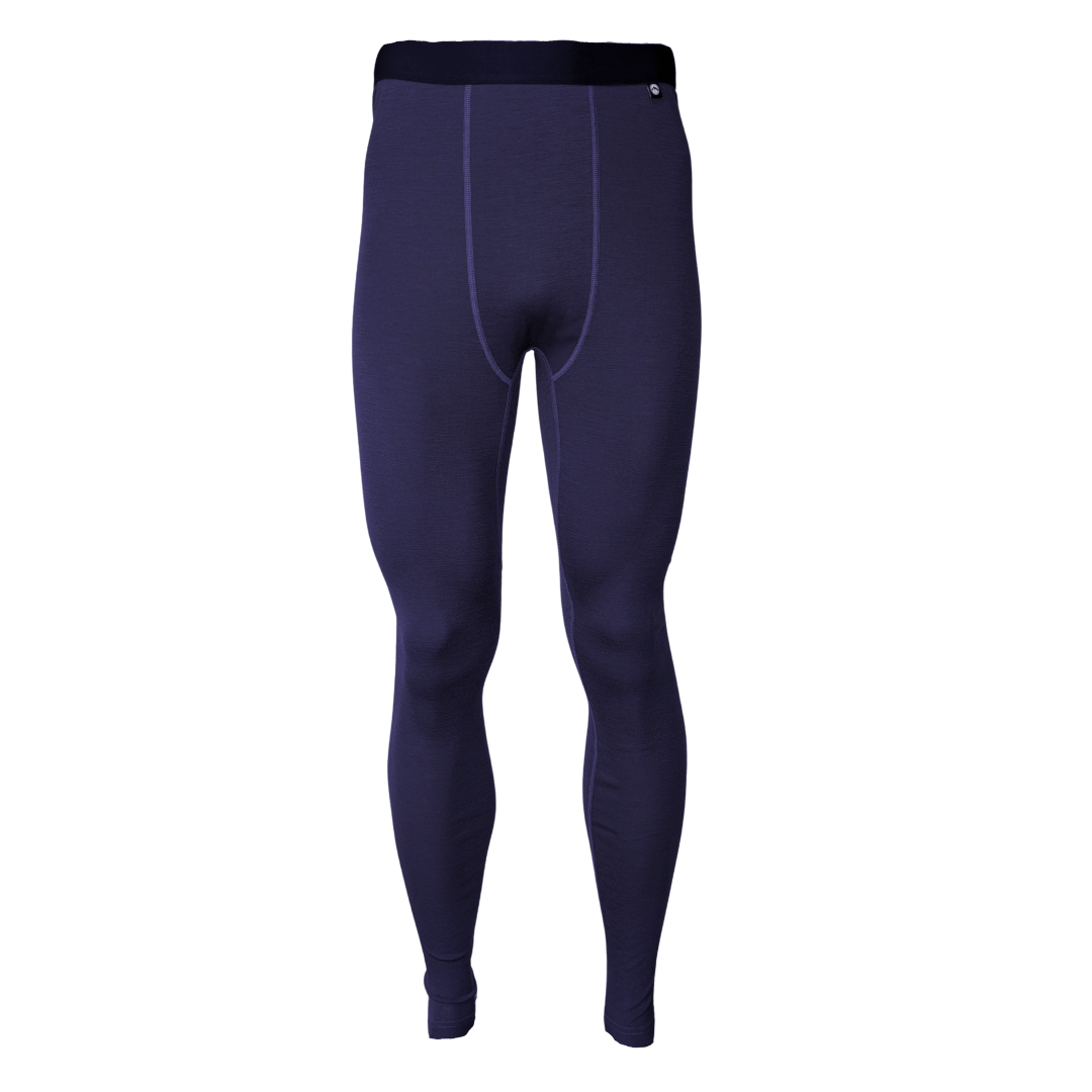 Uldunderbukser herre - 100% merino uld - Treklife - Blå Uldunderbukser herre - 100% merino uld - Treklife - Blå