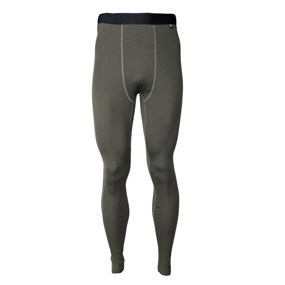 Uldunderbukser herre - 100% merino uld - Treklife - Grøn Uldunderbukser herre - 100% merino uld - Treklife - Grøn