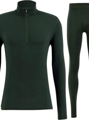 Ulvang Hero Half Zip, sæt, herre, mørkegrøn