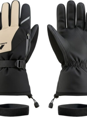 Zanier Ride GTX, skihandsker, sort/beige