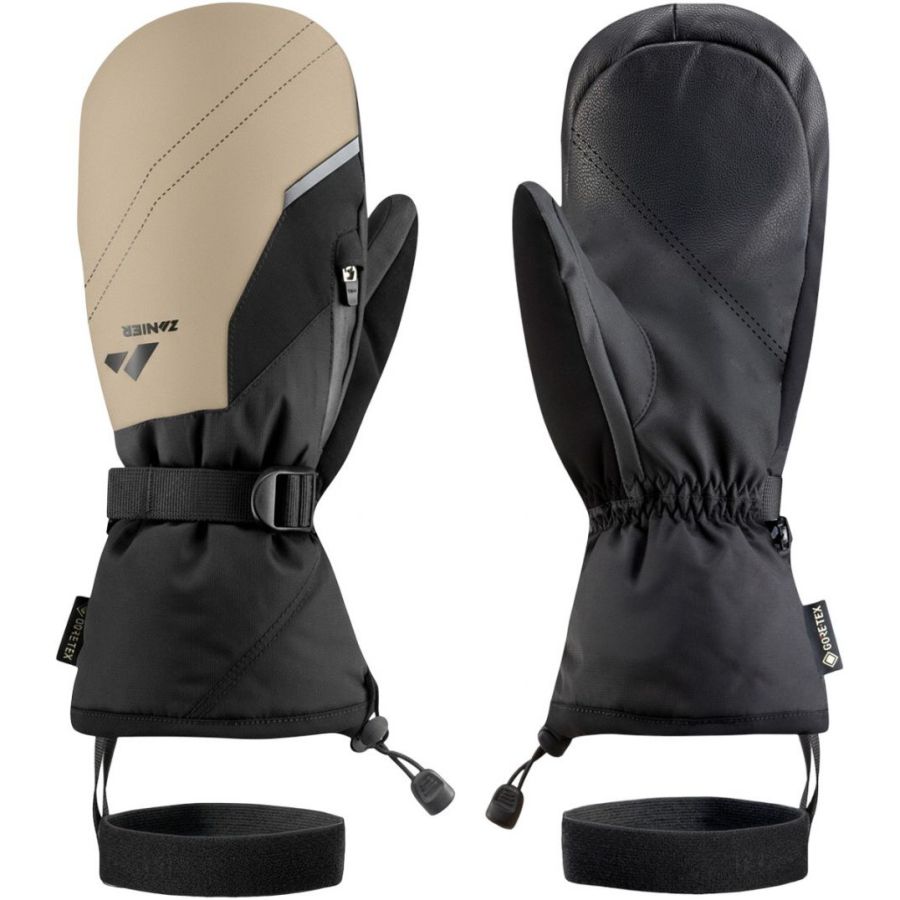 Zanier Ride GTX, skiluffer, sort/beige Zanier Ride GTX, skiluffer, sort/beige